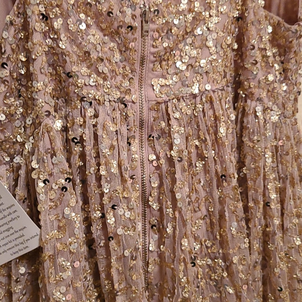 Pink Gold Dress - Picture 6 of 6